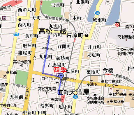 高松市瓦町地図画像